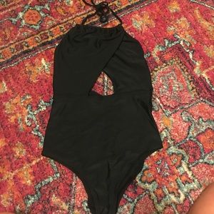 One piece with triangle cut out